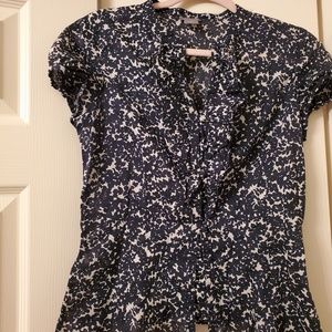 Ann Taylor cap sleeve blouse